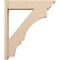 Ekena Millwork 8-in W x 36-in D x 42-in H Balboa Trad Rough Cedar Woodgrain TimberThane Outlooker, Primed Tan OUTUR080X36X42BOA04RCPR - alternate 6